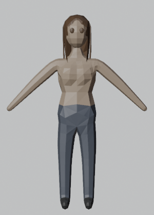 Female body, front