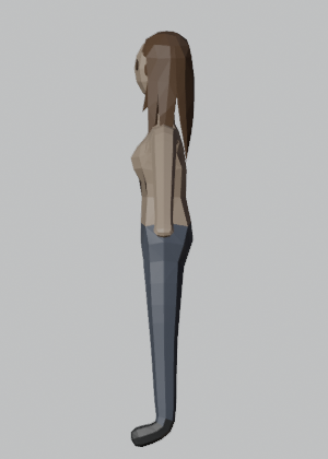 Female body, side