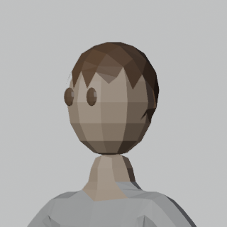 Cropped hair