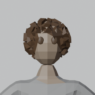 Curly hair